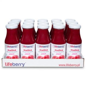 Lifeberry BOX, Malina, 15 x 250 ml