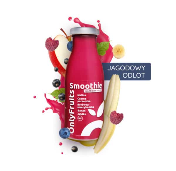 smoothie jagodowe bez cukru